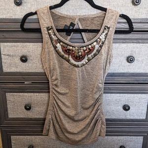 XS BCX Green Embellished Top